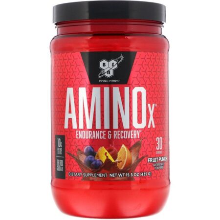 BSN, AminoX, Endurance &amp; Recovery, Ponche de Frutas, 435 g (15,3 oz)