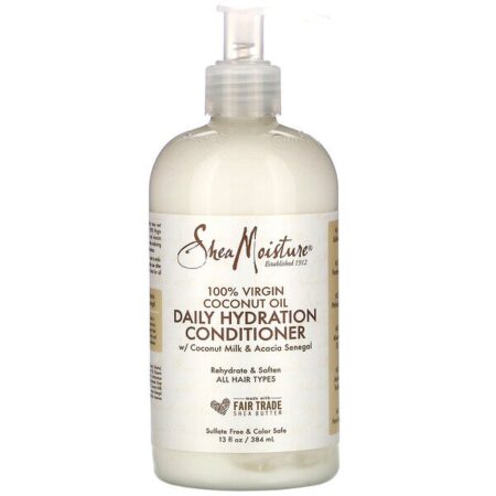 SheaMoisture, 100% Virgin Coconut Oil, Daily Hydration Conditioner, 13 fl oz (384 ml)