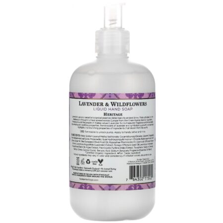 Nubian Heritage, Lavender & Wildflowers, Liquid Hand Soap, 12.3 fl oz (364 ml) - Image 2