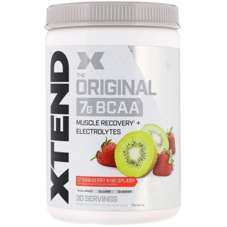 Xtend, The Original, 7 g de BCAA, Splash de Morango e Kiwi, 420 g (14,8 oz)