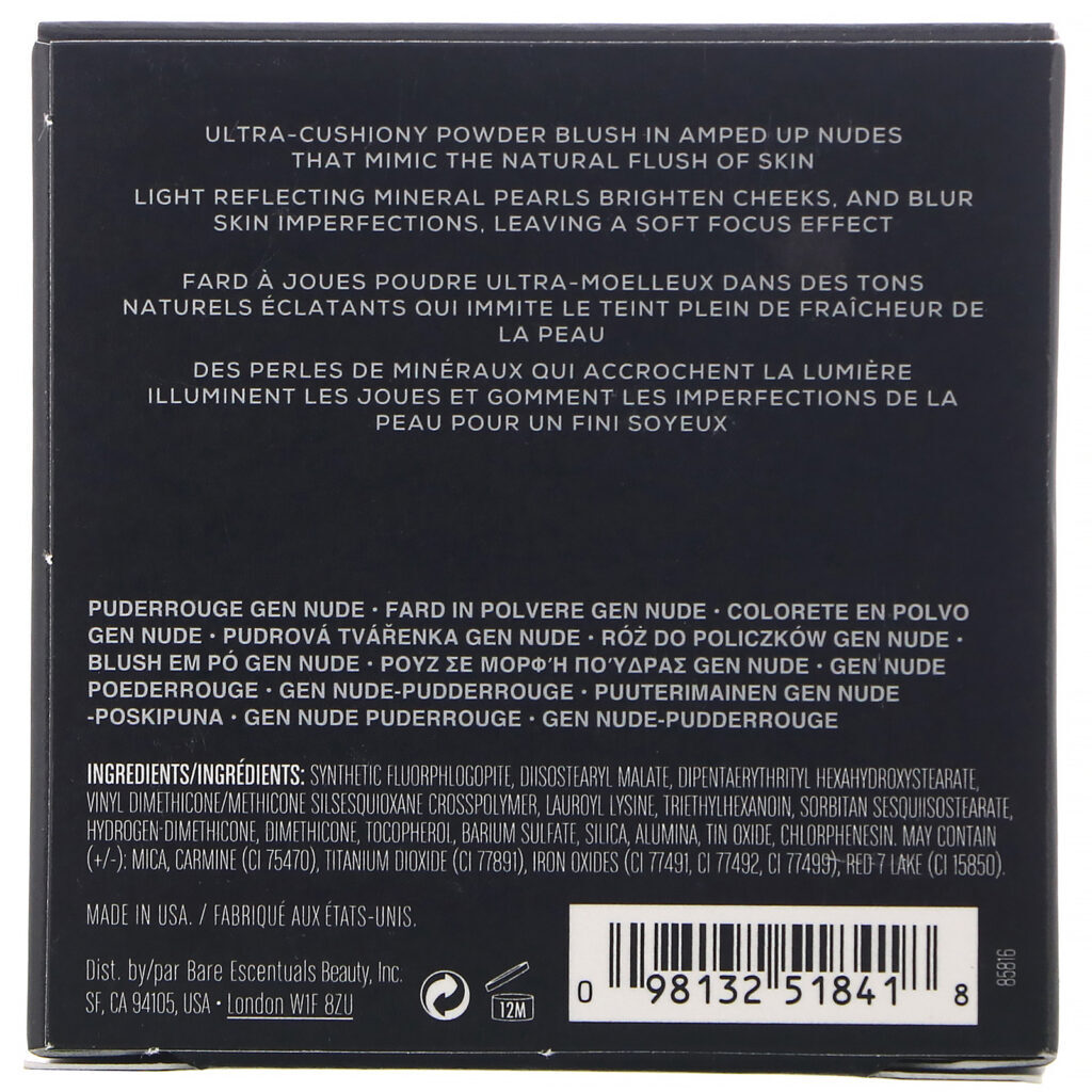 bareMinerals, Blush em pó Gen Nude, Você disse Merlot?, 6 g - Imagem 3