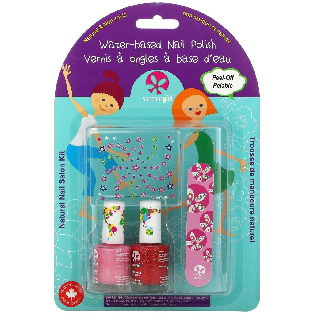 SuncoatGirl, Natural Nail Salon Kit, Little Valentine, 4 Piece Set - Imagem 2