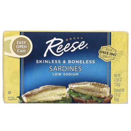 Reese, Skinless & Boneless Sardines in Water, 4.375 oz (125 g)