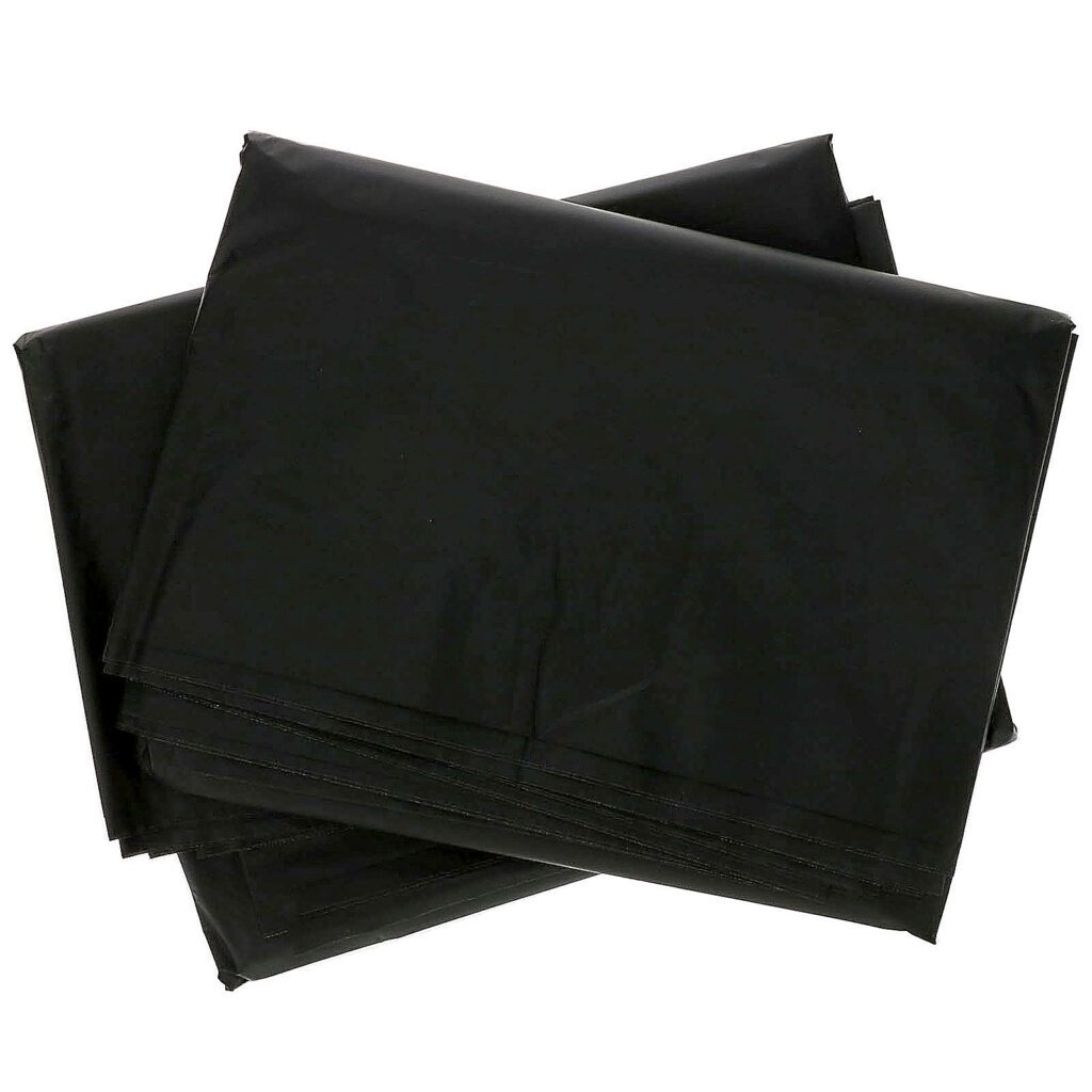 Earth's Natural Alternative, Compostable Tablecloth, Black, 2 Pack - Imagem 2