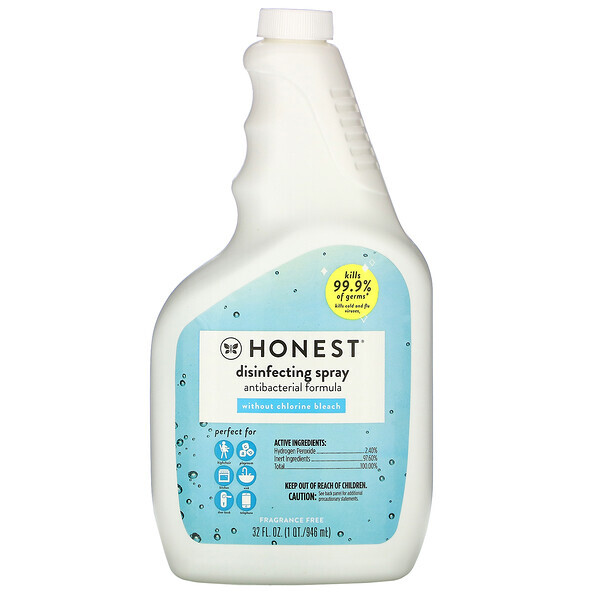 The Honest Company, Disinfecting Spray, Antibacterial Formula, 32 fl oz (946 ml)