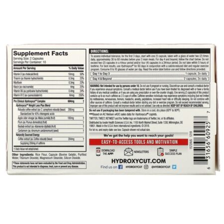 Hydroxycut, Pro Clinical Hydroxycut, Lose Weight, 20 Rapid-Release Capsules - Imagem 2