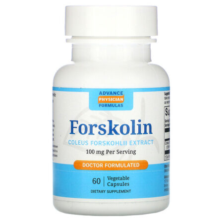 Advance Physician Formulas, Forskolin, extrato de coleus forskohlii, 100 mg, 60 cápsulas