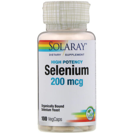 Solaray, Selênio, 200mcg, 100 cápsulas vegetais - Image 2