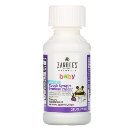 Zarbee's, Baby Cough and Immune, Natural Berry Flavor, 2 FL OZ. (59 mL)