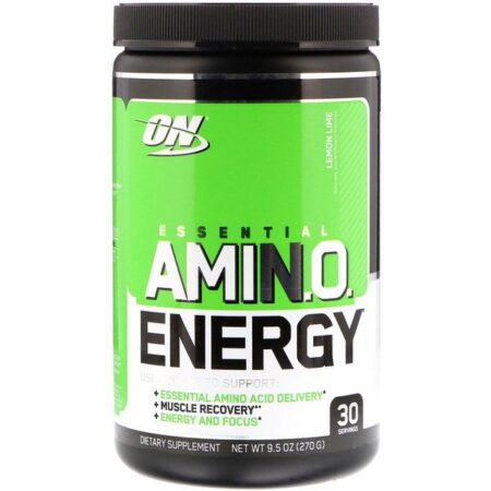 Optimum Nutrition, Essential Amino Energy, Lima Limão, 9,5 oz (270g)