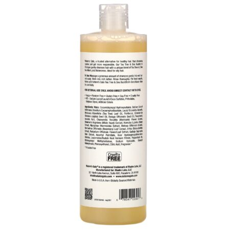 Nature's Gate, Shampoo de Melaleuca e Espinheiro Marítimo para Cabelos Oleosos, 473 ml (16 fl oz) - Image 2