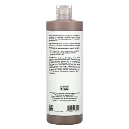 Nature's Gate, Herbal Conditioner for Normal Hair, 16 fl oz (473 ml) - Image 2