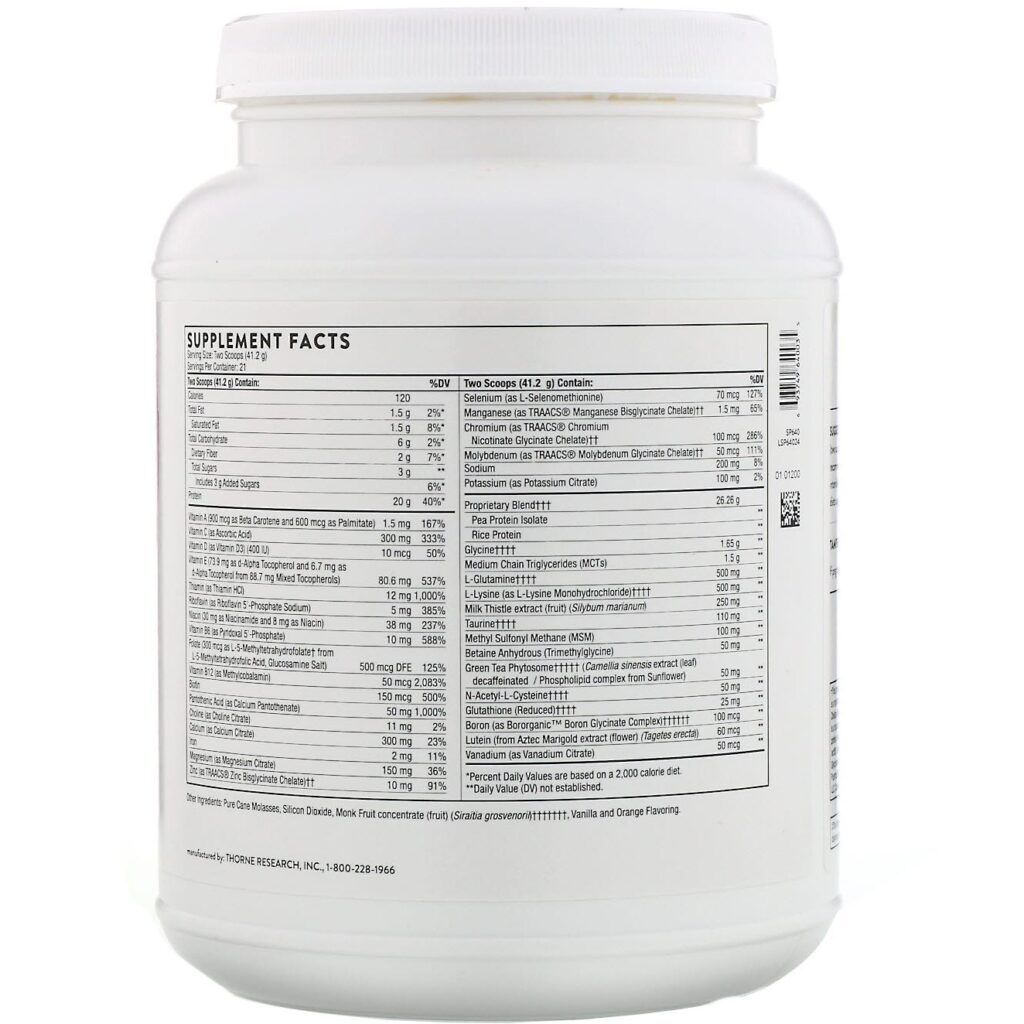 Thorne Research, MediClear, 30.5 oz (866 g)