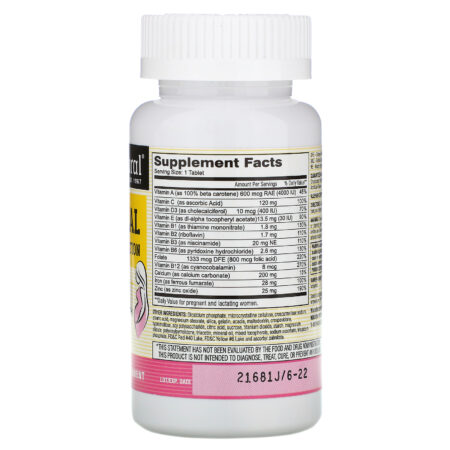 Mason Natural, Masonatal Prenatal Formulation, 100 Tablets - Image 2