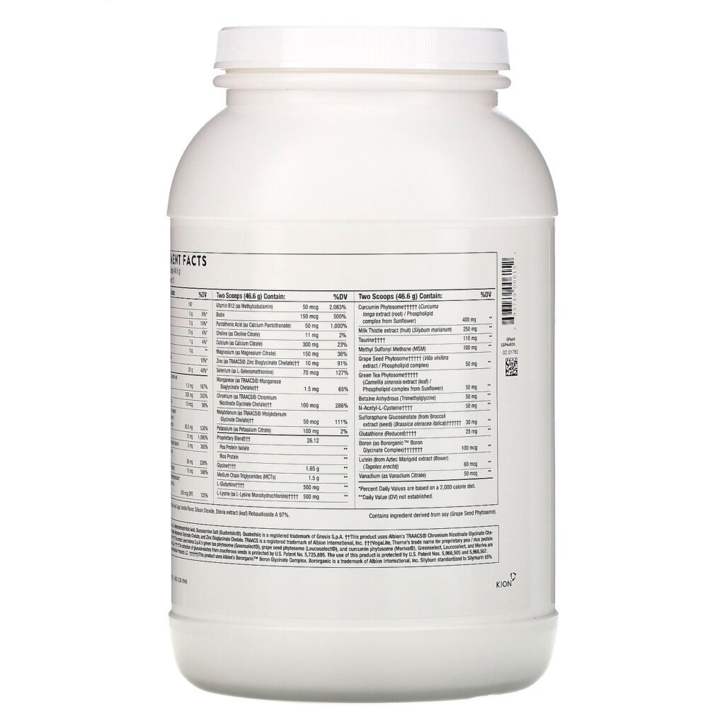 Thorne Research, MediClear-SGS, Vanilla Flavored, 34.4 oz (978 g) - Imagem 3