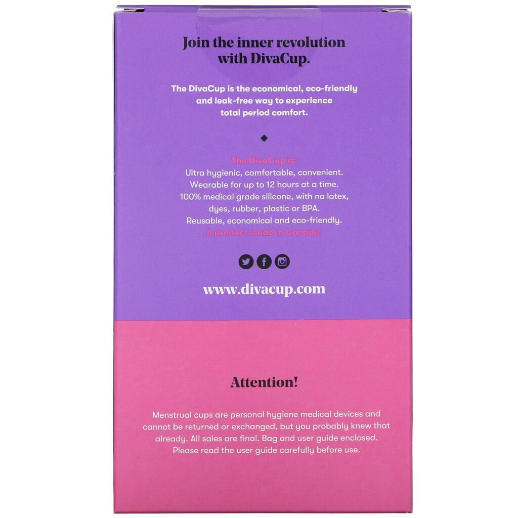 Diva International, DivaCup, Model 1, 1 Menstrual Cup - Imagem 2