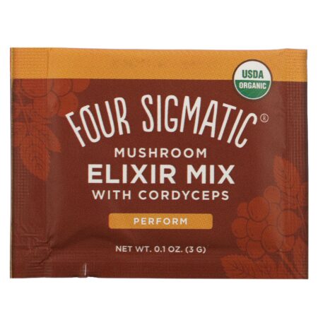 Four Sigmatic, Mushroom Elixir Mix com Cordyceps, 20 Pacotes, 3 g (0,1 oz) Cada - Image 3