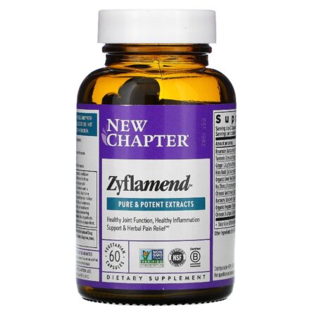 New Chapter, Zyflamend, 60 Vegetarian Capsules - Image 3