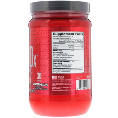 BSN, AminoX, Endurance &amp; Recovery, Melancia, 435 g (15,3 oz) - Image 2