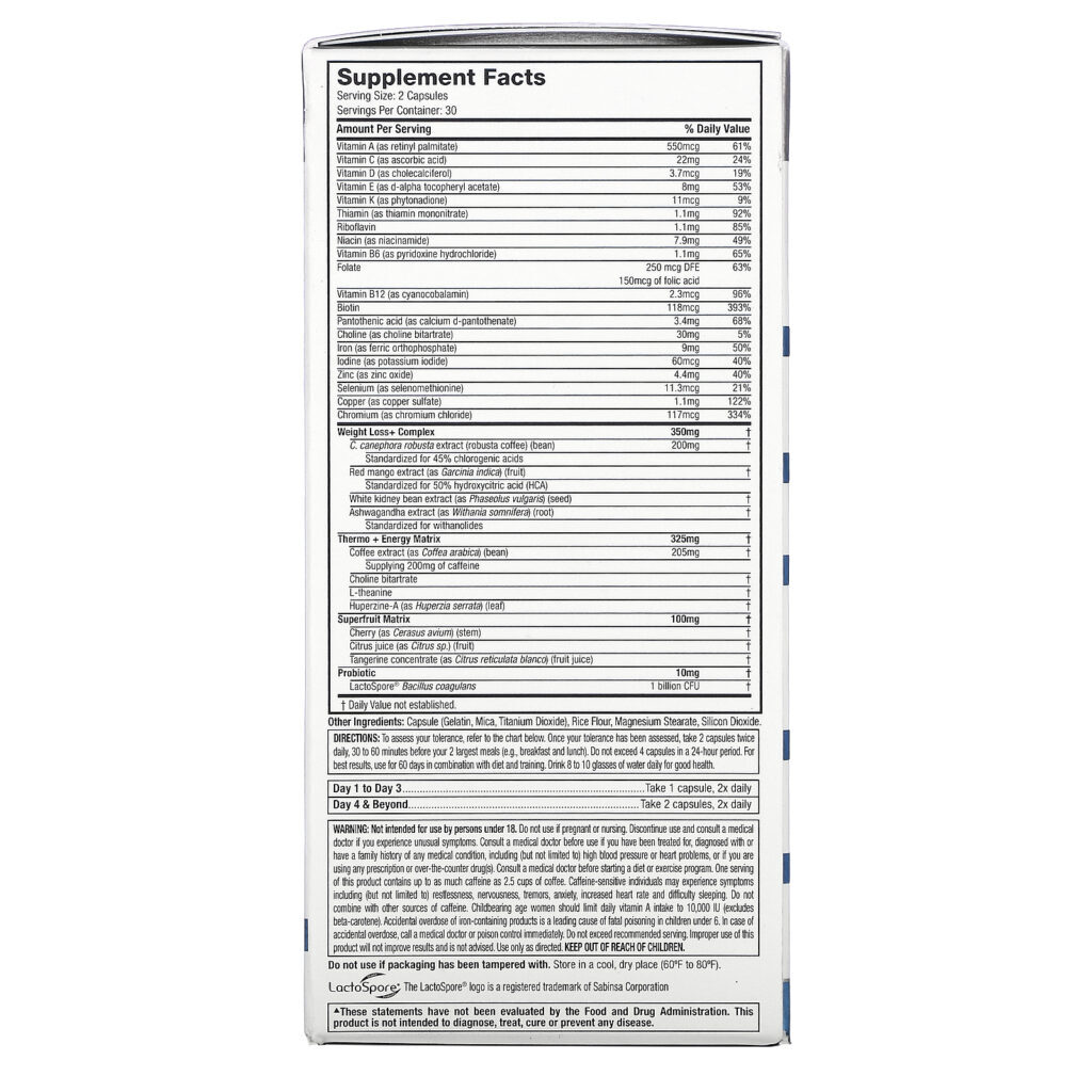 Hydroxycut, Platinum, 60 Rapid-Release Capsules - Imagem 2