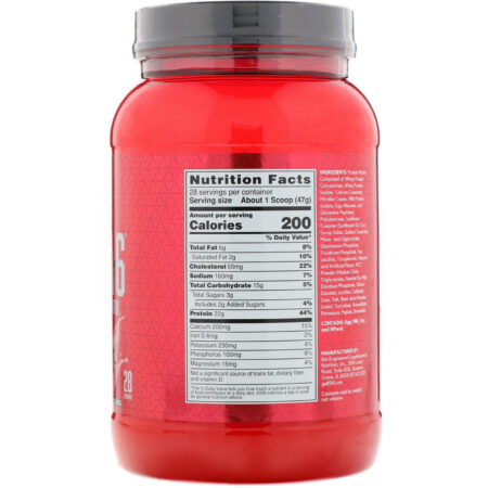 BSN, Syntha-6, Ultra Premium Protein Matrix, Strawberry Milkshake, 1,32 kg (2,91 lbs) - Image 2