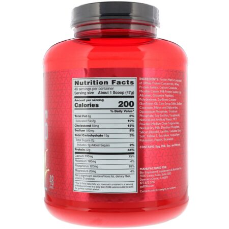 BSN, Syntha-6, Matriz de Proteínas Ultrapremium, Banana, 5 lb (2,27 kg) - Image 2