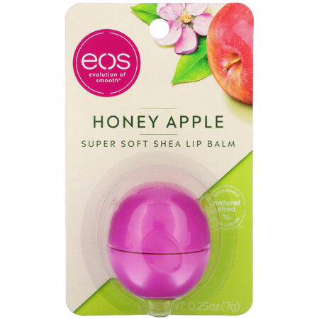 EOS, Super Soft Shea Lip Balm, Honey Apple, 0.25 oz (7 g) - Image 2