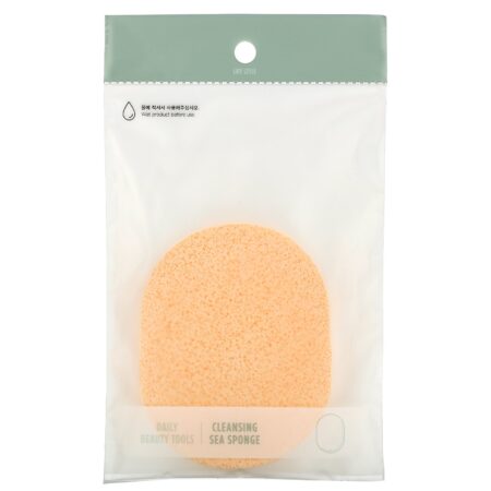 The Face Shop, Daily Beauty Tools, Cleansing Sea Sponge, 1 Sponge - Image 2