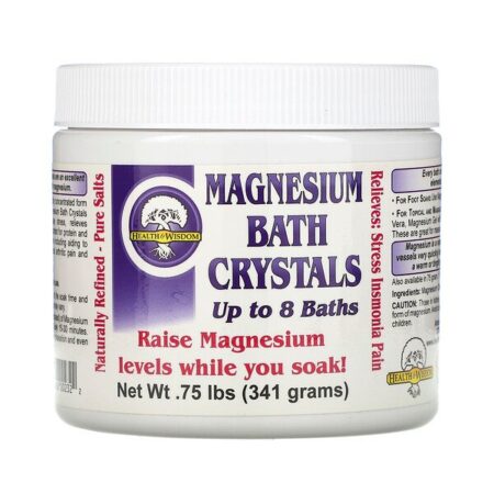 Health and Wisdom, Magnesium Bath Crystals, .75 lbs (341 g)