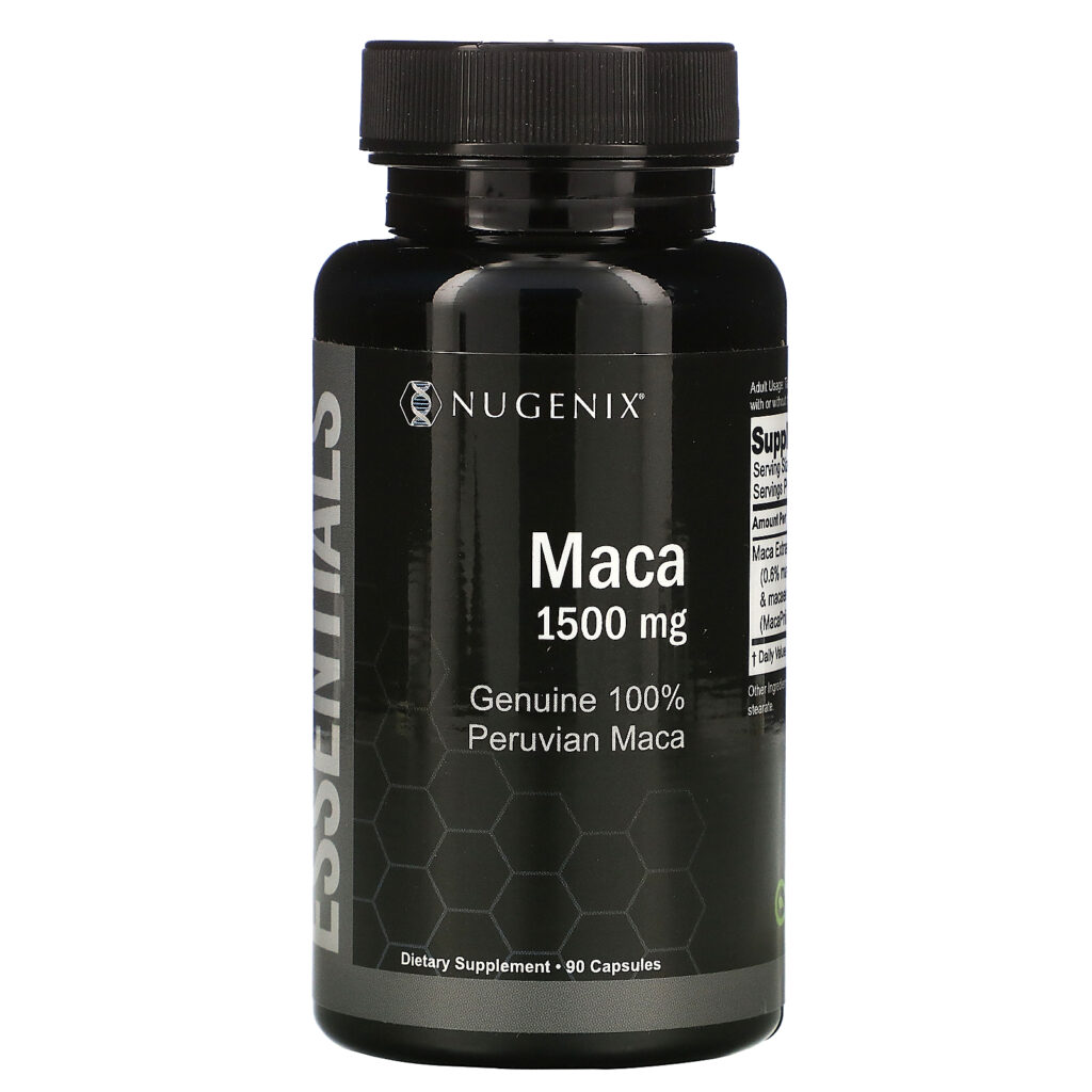 Nugenix, Peruvian Maca, 1,500 mg, 90 Capsules - Imagem 3