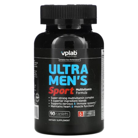 Vplab, Ultra Men’s Sport Multivitamin Formula, 90 Caplets - Image 4