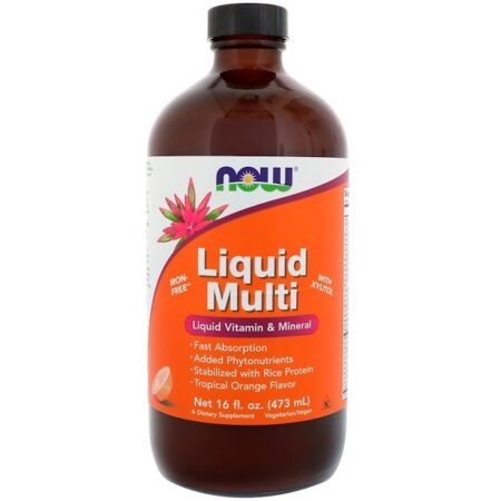 Now Foods, Liquid Multi, Sabor Laranja Tropical, 16 fl oz (473 ml)