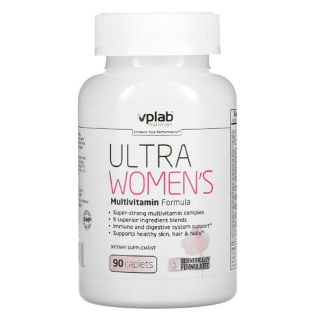 Vplab, Ultra Women’s Multivitamin Formula, 90 Caplets - Image 4