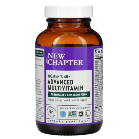 New Chapter, 40+ Women's Advanced Multi, 96 Vegetarian Tablets - Image 4