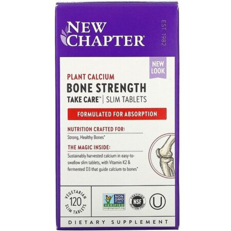 New Chapter, Bone Strength Take Care, 120 Comprimidos Finos Vegetarianos