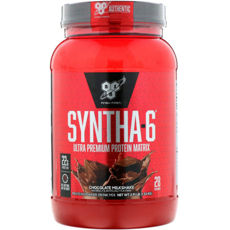 BSN, Syntha-6, Ultra Premium Protein Matrix, Chocolate Milkshake, 1,32 kg (2,91 lbs)