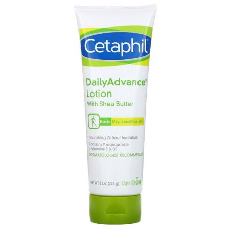 Cetaphil, Loção DailyAdvance com Manteiga de Karité, 226 g (8 oz)