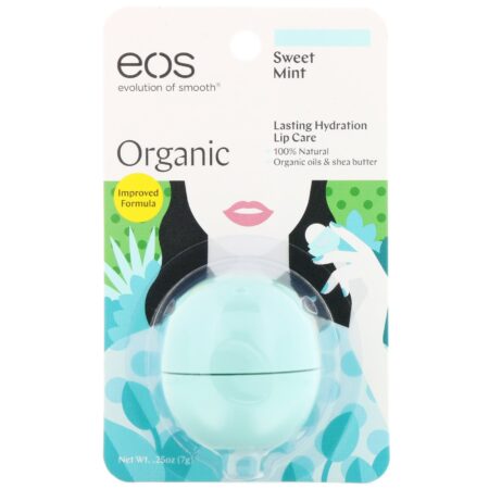 EOS, Bálsamo Labial, Hortelã Doce, 7 g (0,25 oz)