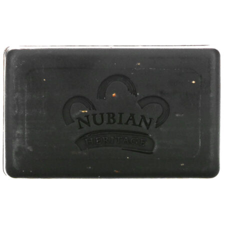 Nubian Heritage, African Black Soap, Facial Cleansing Bar, 3.5 oz (99 g) - Imagem 3