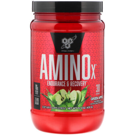 BSN, AminoX, Resistência e Recuperação, Maçã Verde, 435 g (15,3 oz)