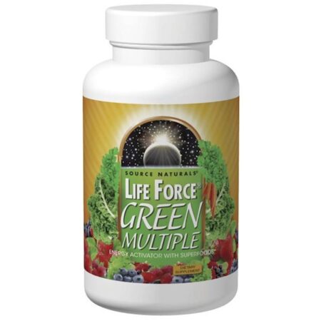 Source Naturals, Life Force, Green Multiple, 180 Comprimidos