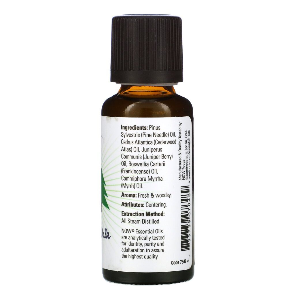 Now Foods, Essential Oils, Woodland Walk Nature Blend, 1 fl oz (30 ml) - Imagem 2