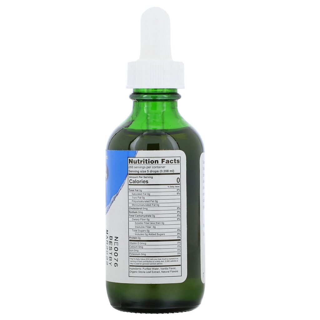 Wisdom Natural, SweetLeaf, Sweet Drops Stevia Sweetener, Vanilla Creme, 2 fl oz (60 ml) - Imagem 2