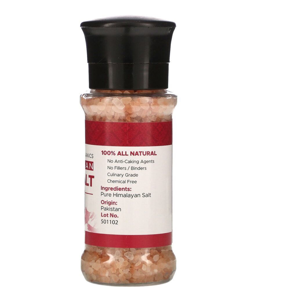 Earth Circle Organics, Himalayan Pink Salt Grinder, 7.9 pz (224 g) - Imagem 2