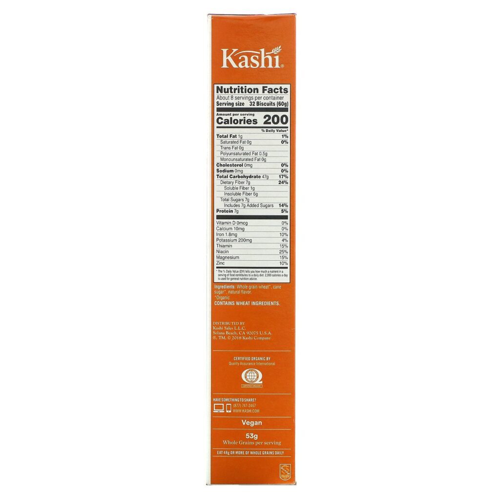 Kashi, Whole Wheat Biscuits, Organic Autumn Wheat, 16.3 oz ( 462 g) - Imagem 2