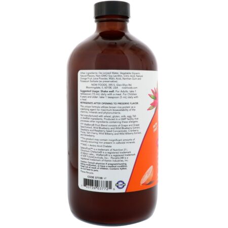 Now Foods, Liquid Multi, Sabor Laranja Tropical, 16 fl oz (473 ml) - Image 3