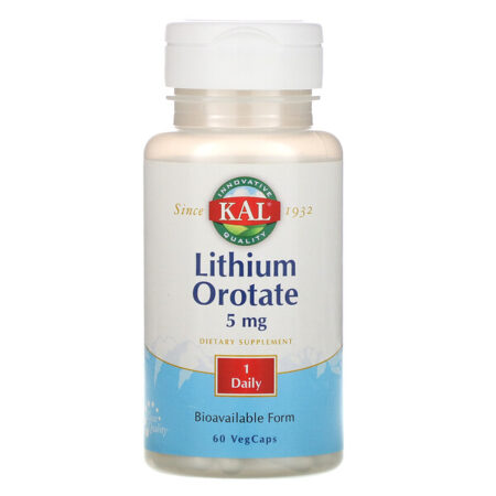 KAL, Orotato de Lítio, 5 mg, 60 Cápsulas Vegetais - Image 3