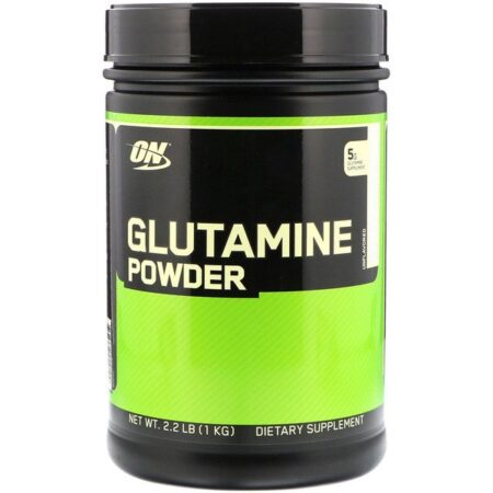 Optimum Nutrition, Glutamina em Pó, Sem Sabor, 2,2 lbs (1 kg)