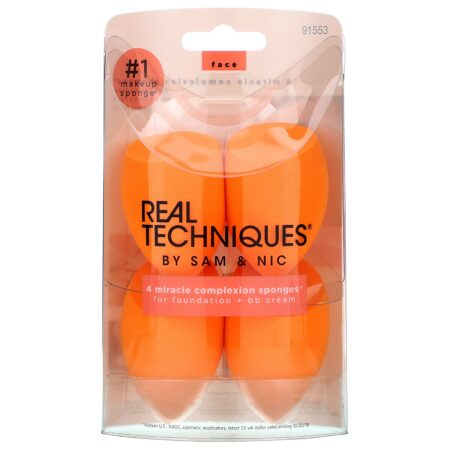 Real Techniques, Miracle Complexion Sponges, 4 Sponges - Image 2