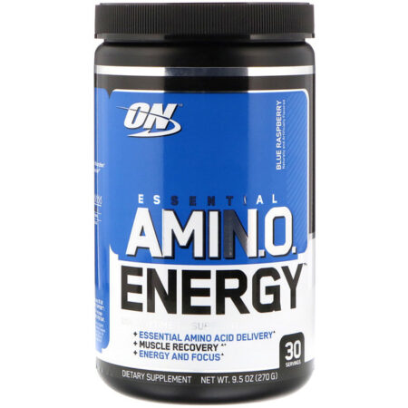 Optimum Nutrition, Energético Amino Essencial, Framboesa Azul, 9,5 oz (270 g)